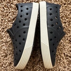 Old Navy - Navy Blue Perforated Slip-On Water Shoes, Size 5